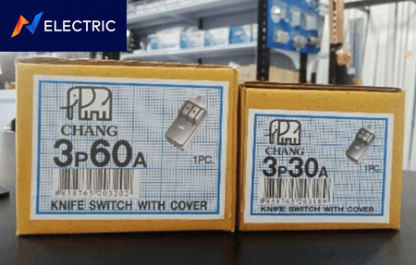 จำหน่ายคัทเอาท์ CHANG  3P 60A - ร้านขายอุปกรณ์ไฟฟ้าบ้าน โรงงาน ลพบุรี